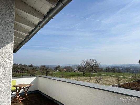 Balkon mit Aussicht