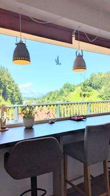 23-Küche Blick Wilder Kaiser Penthouse Investition