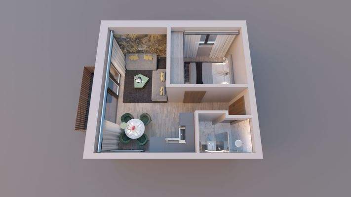 Grundriss v. oben Whg. 8