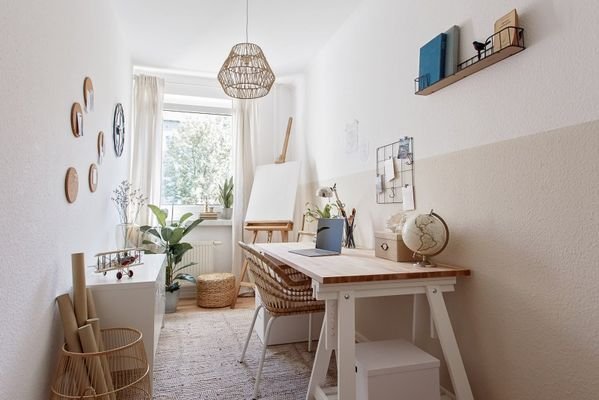 Einrichtungsbeispiel Arbeitszimmer