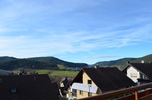 Ausblick vom Balkon