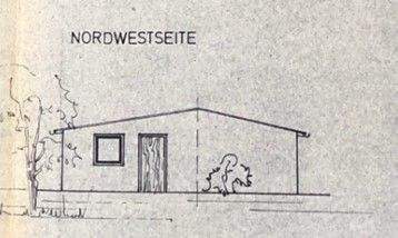 Das Gebäude von Nordwesten