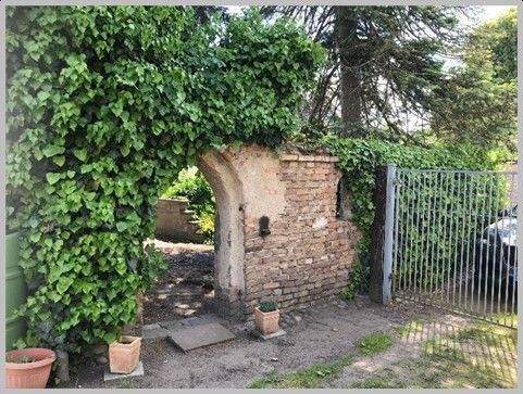 Gartenimpressionen, Zugang (Detail)