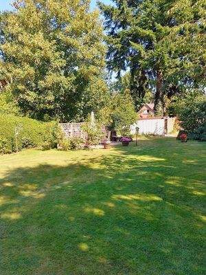 Die schöne Gartenansicht