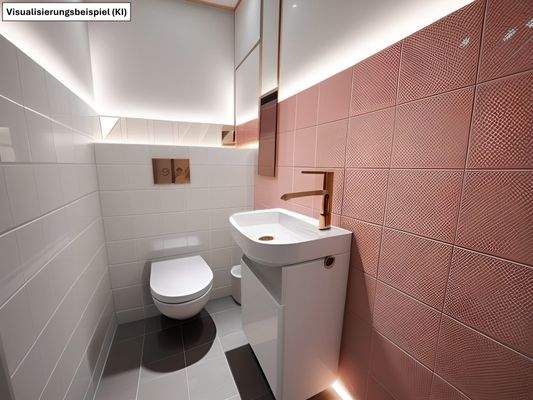 Homestaging Gäste-WC-Erdgeschoss