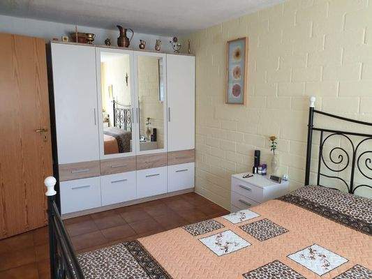 Souterrainwohnung-Schlafzimmer