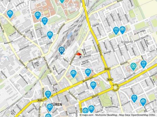 Geolyzer Kartenausschnitt