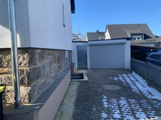 Zufahrt Garage