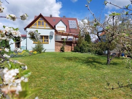 Blick zum Haus