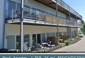 Außenansicht mit Balkonen