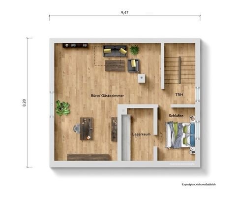 Grundriss DG DHH Süßen