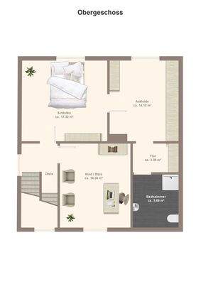 Grundriss Obergeschoss