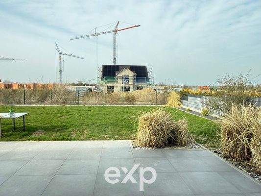 Gartenblick Wohnzimmer