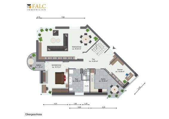 Grundriss Obergeschoss (2.OG)