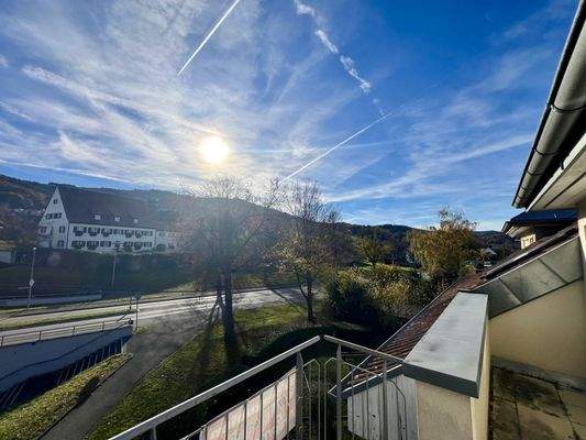 Blick vom Balkon nach Süd