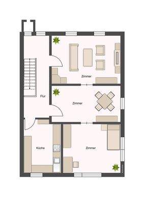 Grundriss 1.OG Haus 12