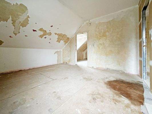 Bauzustand - Möglicher Essbereich (DG)