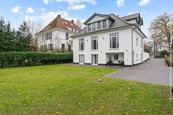 Rückansicht des Hauses.