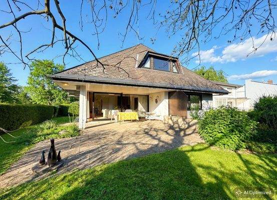 Rückansicht des Hauses