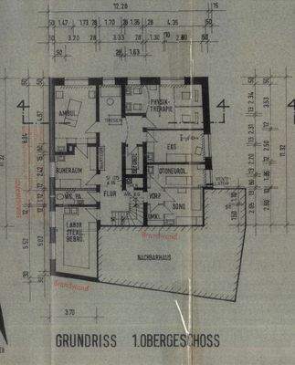 Grundriss im Obergeschoss