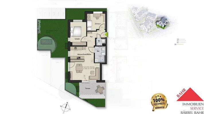 Grundriss Wohnug Nr. 2