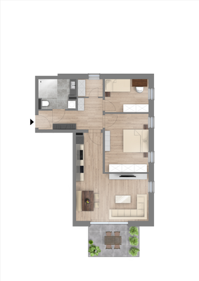 WHG OG 111 - Grundriss