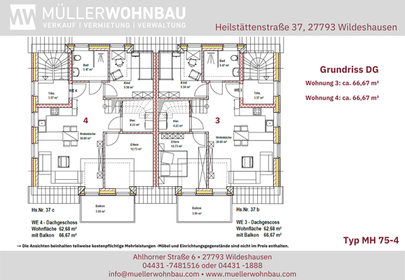 Grundriss Dachgeschoss