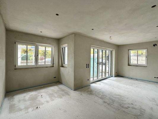 Aktueller Bautenstand KW42 - Wohnbereich