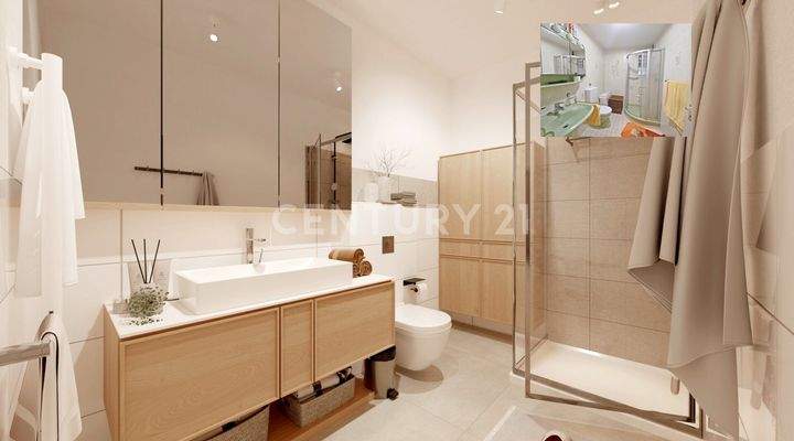 visualisiertes Badezimmer