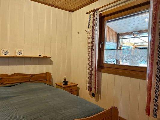 Schlafzimmer mit Ausblick