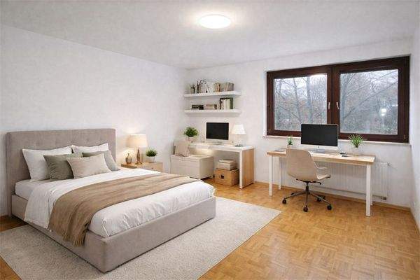 Visualisierung Gästezimmer, Bü