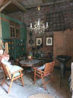 Blick in die Scheune