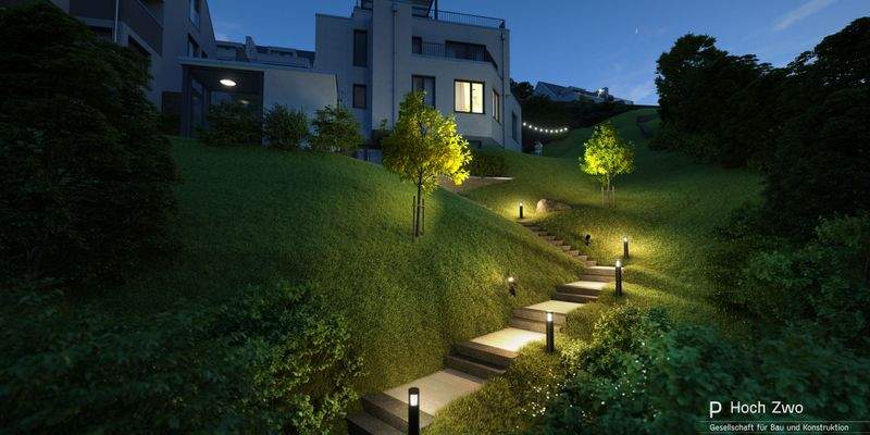 Aussenbereich m. Zuwegung zum Wohnhaus