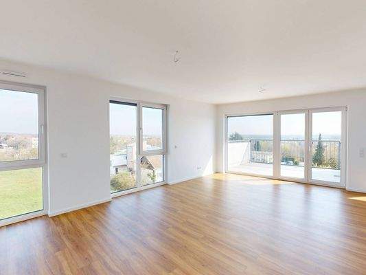 Ansicht IV: Wohn- und Essbereich