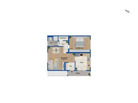 Grundriss Obergeschoss