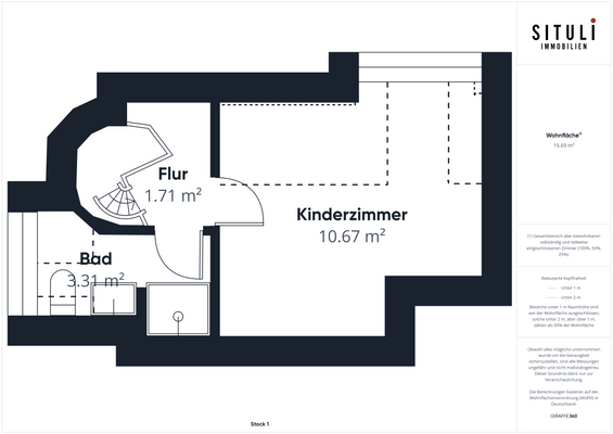Grundriss 6.Stock / Dach