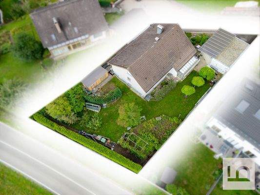 Drohnenaufnahme Grundstück 