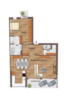 Leipzig - Zentrum-West | Grundriss