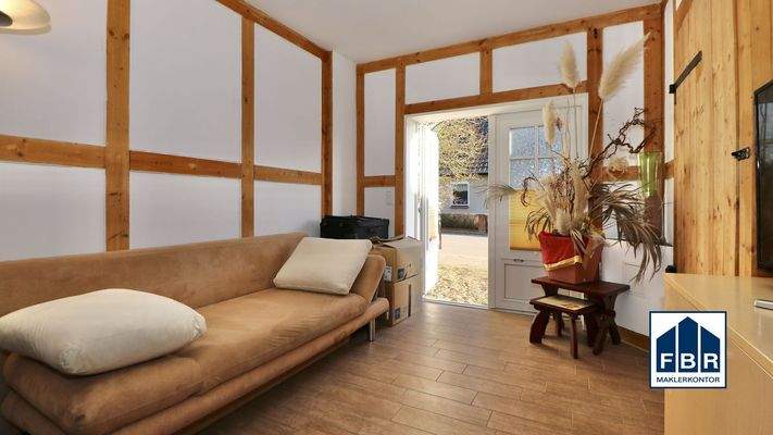 Der hergerichtete Scheunentrakt