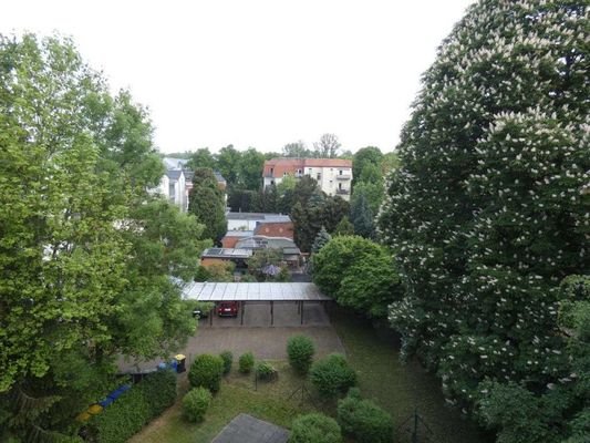 Blick vom Balkon