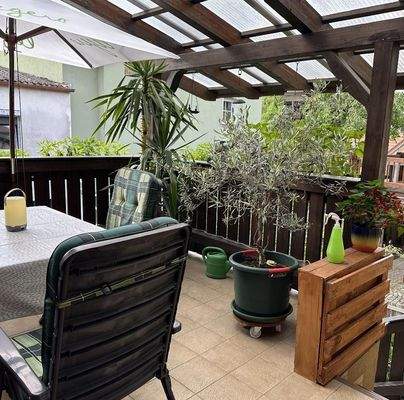 Wunderbar zum Erholen - überdachte Terrasse