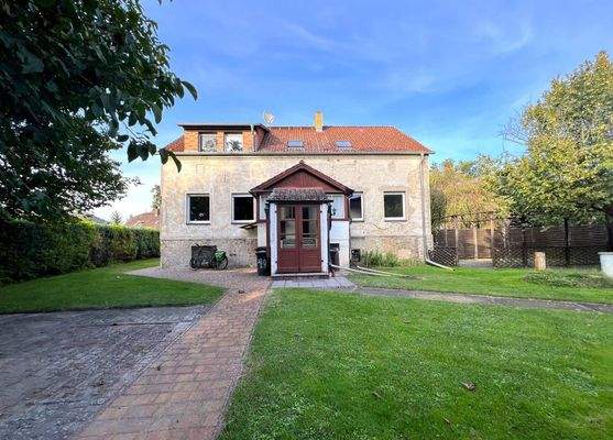 hintere Ansicht des Hauses