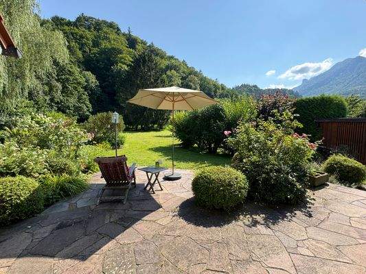 Terrasse mit Bergblick