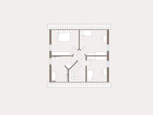 Grundriss Obergeschoss