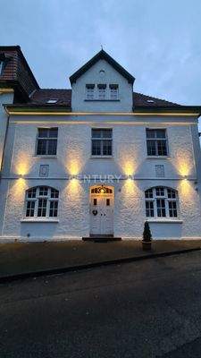 Außenansicht Wohngebäude I am Abend