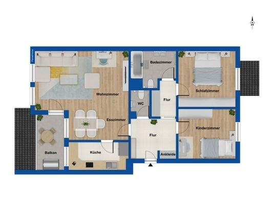 Grundriss - 3. Obergeschoss