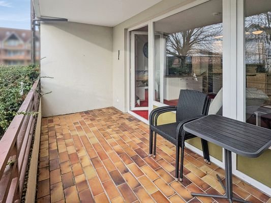 Balkon mit Aussicht