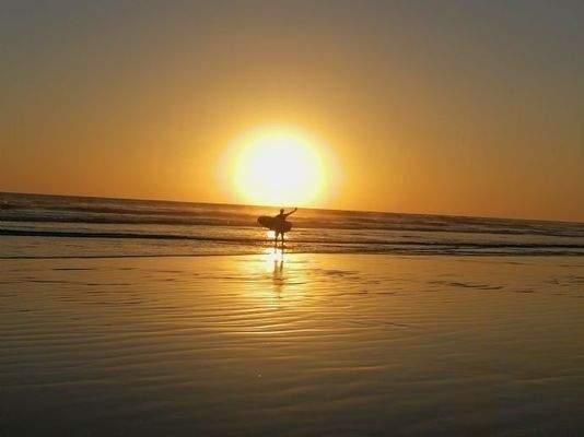 ImmoScout360 sunset surf Costa Rica