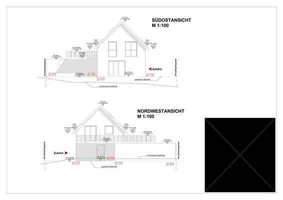 SÜDWESTANSICHT NORDWESTANSICHT 