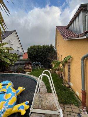 Garten Seitenansicht